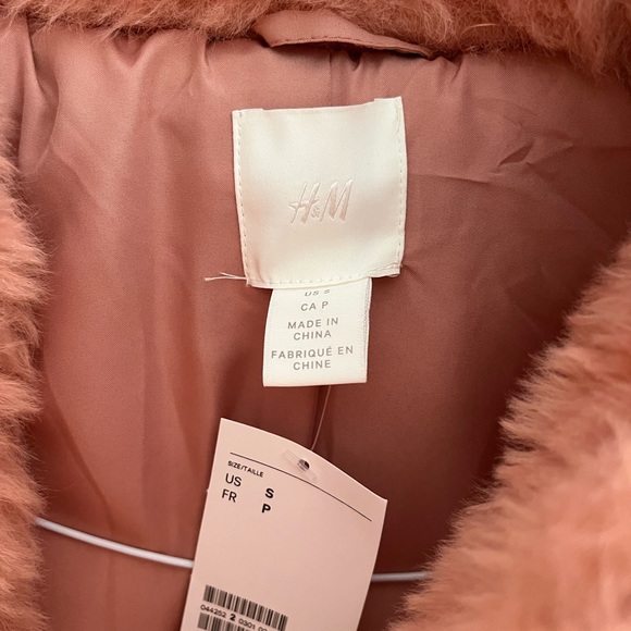 SOLD Pink Faux Fur fluffy Jacket - Picture 5 of 5